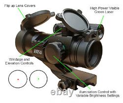 Red Dot reflex Scope with Flip to Side Magnifier Combo Aimpro Rifle Scope
