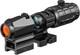 Red /green Dot Sight 3x Magnifier Combo Set, 2 Moa Motion Awake Red Dot Optics