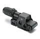 Reflex Holographic Red Green Dot 558+g33 Magnifier Airsoft Scope Sight Qr Black