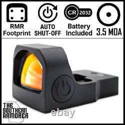 Reflex Red Dot Optic Sight For Psa Dagger With Rmr Slide Cut Footprint