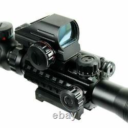 Rifle Scope Combo C4-16x50EG with Green Laser 4 Holographic Red&Green Dot Sight