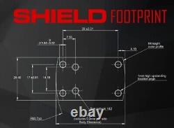 SHIELD SMS2 Red Dot Mini Sight Glass Edition Fits GLOCK G43X G48 MOS Handgun