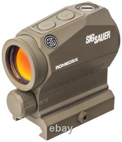 SIG SAUER OPMOD Romeo5 X 1x20mm Compact Reflex Red Dot Sight, 2 MOA SOR52111