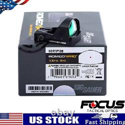 SIG SAUER ROMEO1PRO 1x30mm 3 MOA Red Dot Sight with Protective Shroud