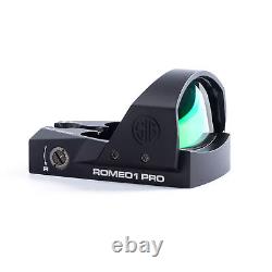 SIG SAUER ROMEO1PRO 1x30mm 3 MOA Red Dot Sight with Protective Shroud