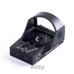 SIG SAUER ROMEO1PRO 1x30mm 3 MOA Red Dot Sight with Protective Shroud