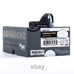 SIG SAUER ROMEO1PRO 1x30mm 3 MOA Reflex Red Dot Sight with Protective Shroud