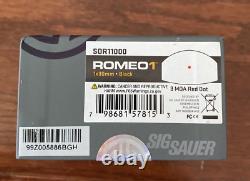 SIG SAUER ROMEO1 Reflex Sight 1x30mm 3 MOA Red Dot Black