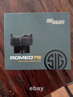 SIG SAUER ROMEO7S 1X22 COMPACT GREEN DOT SIGHT SOR75002 Brand New