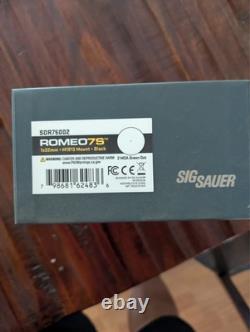 SIG SAUER ROMEO7S 1X22 COMPACT GREEN DOT SIGHT SOR75002 Brand New