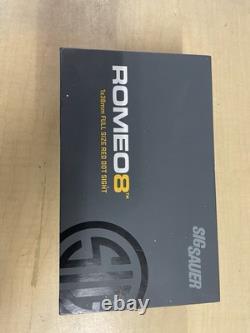 SIG SAUER ROMEO8T 1x38mm LED Red Dot Sight, Black SOR81002