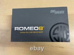 SIG SAUER ROMEO8T 1x38mm LED Red Dot Sight, Black SOR81002