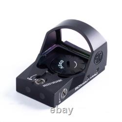 SIG SAUER ROMEO 1 Pro 1x30mm 3MOA Real Optics Reflex Red Dot Sight WithShake Awake