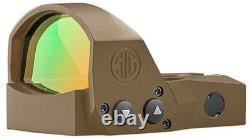 SIG SAUER Romeo1 Pro 1x30mm Red Dot Sight, 6 MOA Dot Reticle, Aircraft SOR1P103