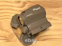 SIG SAUER Romeo5X FDE OPMOD 1x20mm Compact 2 MOA Red Dot Optic Sight SOR52111