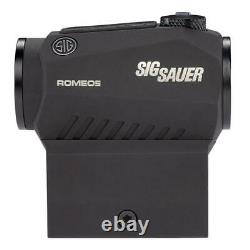 SIG SAUER Romeo5 1x20mm 2.0 MOA Red Dot Sight with Low & Cowitness Mount SOR52001