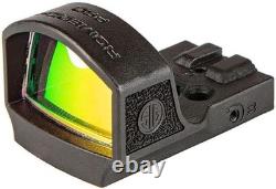 SIG SAUER RomeoZero-Pro 1x30mm Red Dot Durable Shockproof Full SOR01130 BLACK