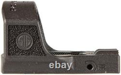 SIG SAUER RomeoZero-Pro 1x30mm Red Dot Durable Shockproof Full SOR01130 BLACK