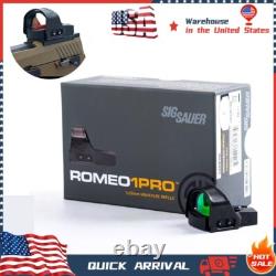 SIG SAUER Romeo 1 Pro 1x30mm 3 MOA Reflex Red Dot Sight With Protective Shroud