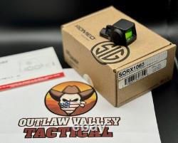 SIG SAUER Romeo-X Pro 24mm Open 6 MOA Red Dot Sight SORX 1060 Black