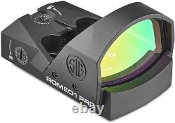 SIG SAUER SOR1P101 Romeo1 Pro 1x30mm Red Dot Reflex Sight 6 MOA 1.0 Moa Adjust