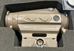 SIG Sauer Romeo4T 1X20 Solar 2MOA/65MOA Red Dot Sight with Mount, FDE New