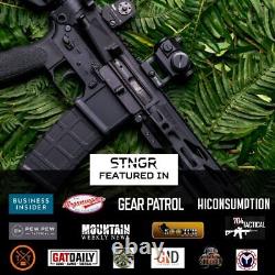 STNGR Axiom II Red Dot Sight Bundle, 2 MOA with QD Mount Included