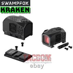 SWAMPFOX KRAKEN Closed Emitter RED DOT sight for RMR & MOS 1x16 COMPACT OPTIC