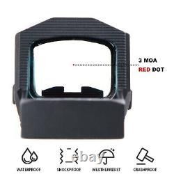 Sentinel II 1x20mm 3MOA Green Dot RMSc Footprint Back Up Sight