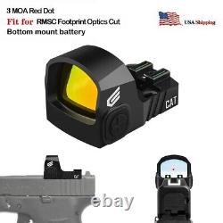 Shake Awake Red Dot Reflex Sight CYELEE CAT for RMS c Cut Glock 43X 48MOS P365XL