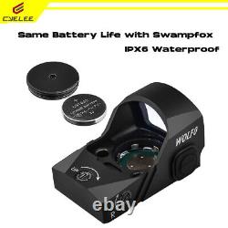 Shake Awake Red Dot Reflex Sight Cyelee WOLF0 RMR Cut for Glock 17 19 34 47 MOS