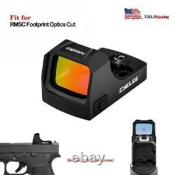 Shake Awake Red Dot Sight HAWK0 RMSc Cut for Glock 43X MOS P365XL GX4XL T. O. R. O