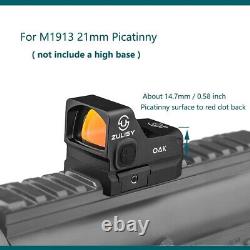 Shake Wake Red Dot Reflex Sights OAK for RMR Cut Glock 17 19 22 MOS CANIK TP9SFX