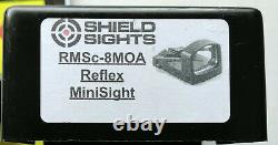 Shield Sights RMSc Reflex Mini Sight Compact 8moa red dot optic NO RESERVE