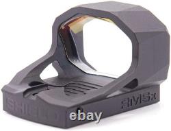 Shield Sights RMSx Compact 1x 8 MOA Reflex Mini Red Dot Sight RMSX-8MOA-GLASS