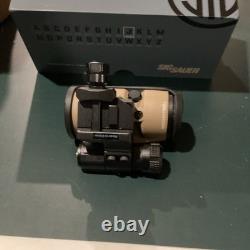 Sig Sauer JULIET3-MICRO 3x Magnifier, 3x22mm, Push-Button Mount, FDE SOJ3M011