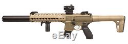 Sig Sauer MCX. 177 Cal Air Rifle, 88GR CO2 Red Dot Sight, Flat Dark Earth Gun