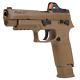 Sig Sauer P320 M17 Asp Airgun Pistol. 177 Coyote And Red Dot Optic Reflex Sight