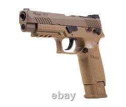 Sig Sauer P320 M17 ASP Airgun Pistol. 177 Coyote and Red Dot Optic Reflex Sight
