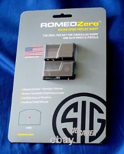 Sig Sauer P365 series ROMEOZero 3 MOA Micro Red Dot Reflex Sight, Black SOR01300