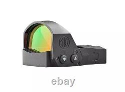 Sig Sauer ROMEO1PRO 1x30mm 6 MOA Reflex Red Dot Sight with Shroud, Black- SOR1P101