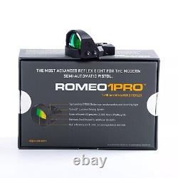 Sig Sauer ROMEO1PRO 1x30mm 6 MOA Reflex Red Dot Sight with Shroud, Black- SOR1P101