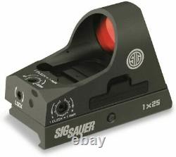 Sig Sauer ROMEO3 1x25 mm Reflex Sight 1 MOA Red Dot with Riser ROMEO 3 SOR31002