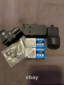Sig Sauer ROMEO3 1x25mm Reflex Sight With Riser And 2 New Batteries
