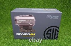 Sig Sauer ROMEO4H Red Dot Sight 1x20mm Mounts Illum Reticle, Graphite SOR43012