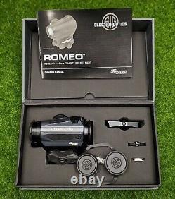 Sig Sauer ROMEO4S Red Dot Sight 1x20mm, QD Mount, Solar, Graphite SOR43022
