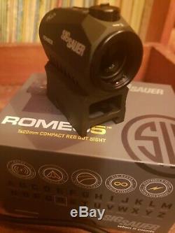 Sig Sauer ROMEO5 1x20mm 2 MOA Red Dot Sight SOR52001