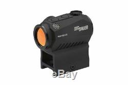 Sig Sauer ROMEO5 Compact Red Dot Sight, 1x20mm, 0.5 MOA, 2 MOA Red Dot SOR52001