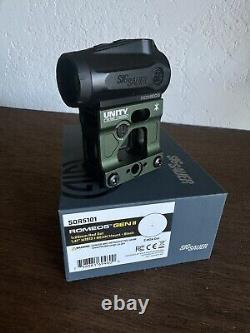 Sig Sauer ROMEO5 Gen II 1x20mm Red Dot Sight #SOR5101 PLUS Unity FAST MOUNT ODG