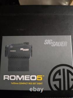 Sig Sauer ROMEO5 New In Box 1x20mm Compact Red Dot Sight